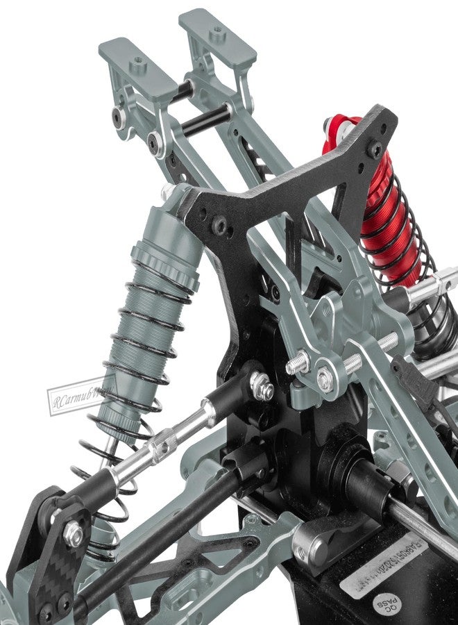 RcarmubWow RC Aluminium Wing Mount & Wheelie Bar Set Upgrades Part for 1/8 Typhon 6S BLX,Kraton 6S BLX,Outcast 6S BLX,Notorious 6S BLX,Talion 6S BLX,Replace #AR320347#AR320366,Titanium - Image 5